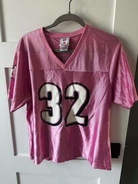 NFL Women’s Rudi Johnson Cincinnati Bengals Jersey Pink Breast Cancer XL